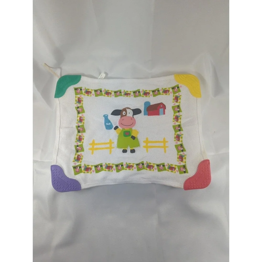 Munchkin Baby Teething Blanket Thermal Waffle Weave Lovey